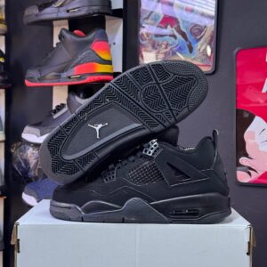 Air Jordan 4 Black Cat Retro Sneakers - Best sneakers shop in Nairobi Kicks Plug