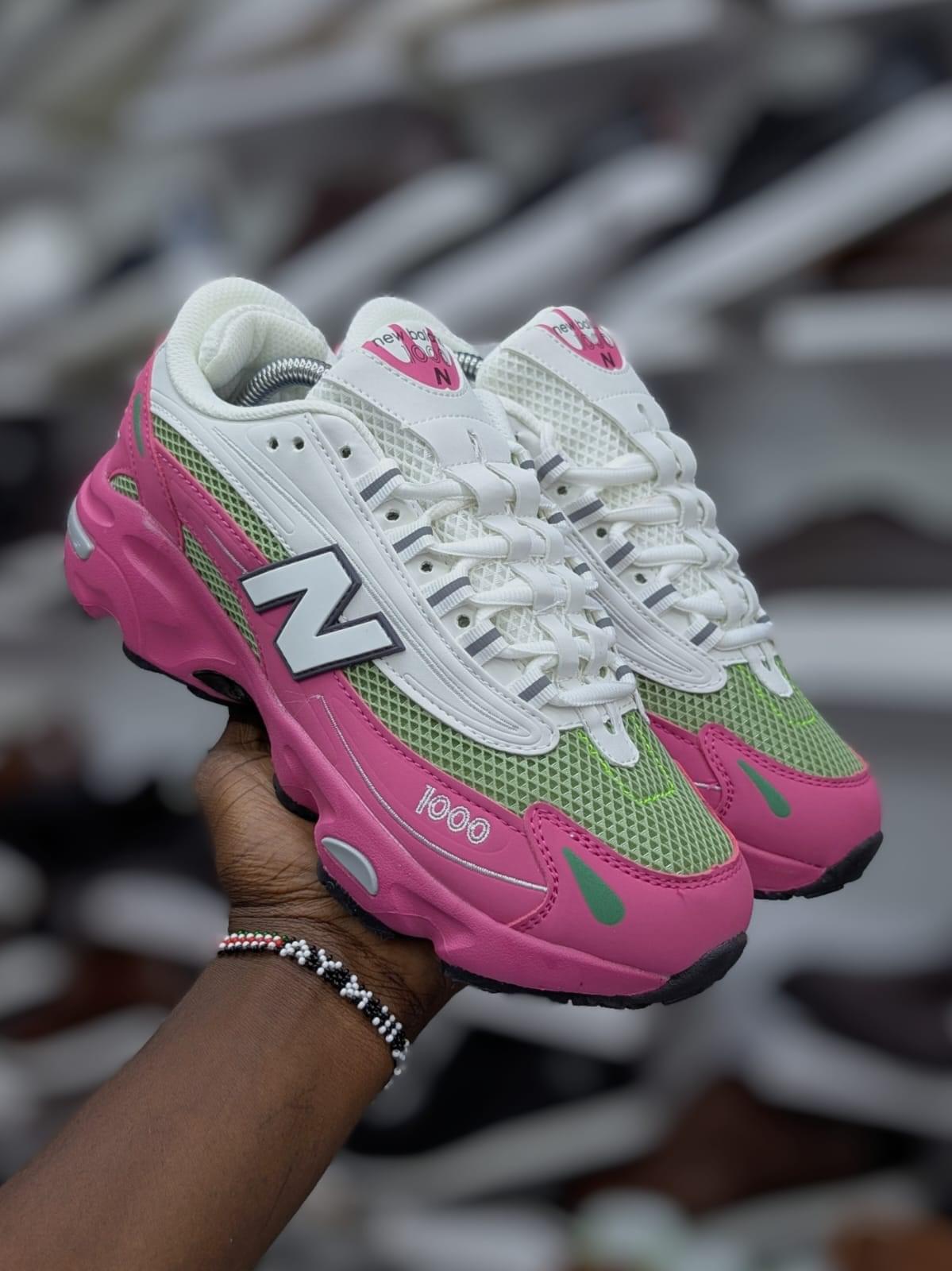New Balance 1000 Pink and Green Sneakers - Best sneakers shop in Nairobi Kicks Plug
